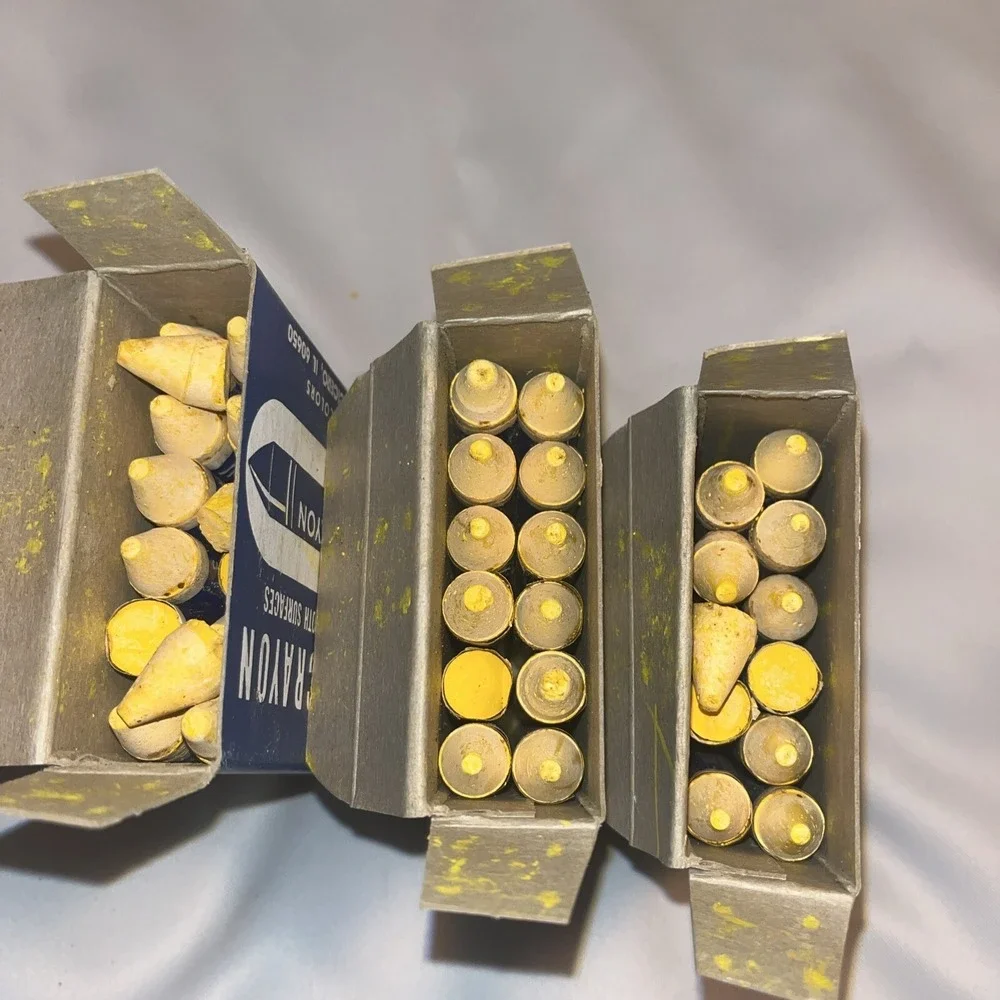 NOS Box Lot  Handy No. 11 Marker Crayons‎ Yellow United States Crayon Co Chicago